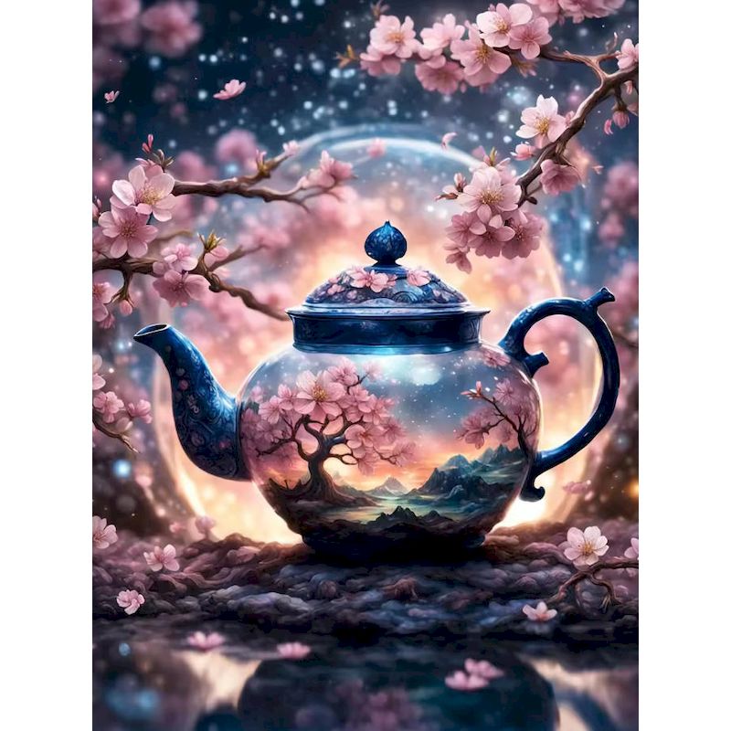 Art Craft Number - GATYZTORY Teapot Paint By Numbers Arts