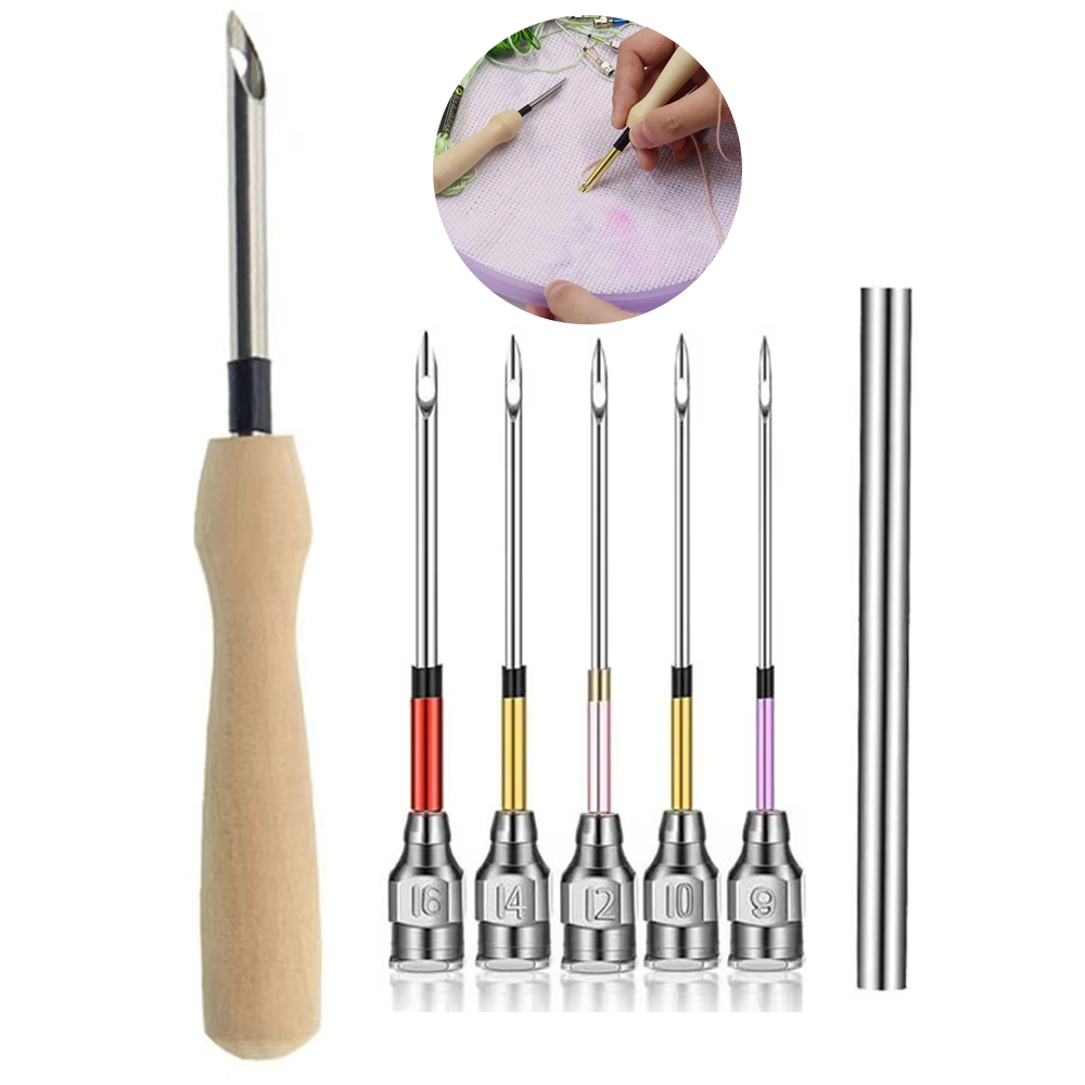 1set Punch Needle Tool Kit Emb - Punch Needle Kit recension och pris