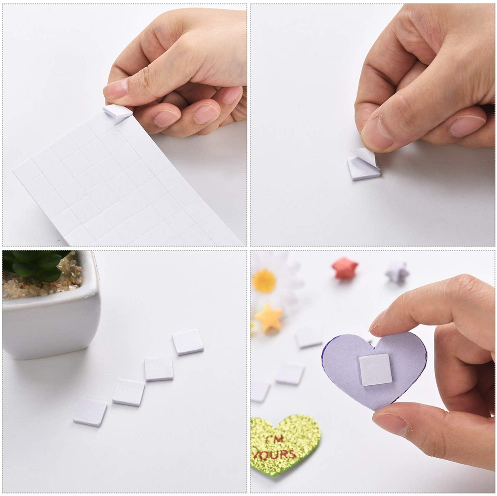 900PCS Foam Dots Dual-Adhesive - Art Craft Earth Day recension och pris