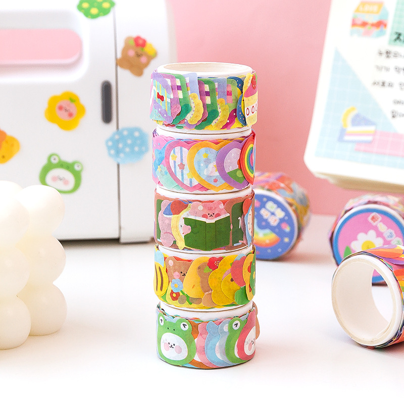 1 Roll Super Cute Die‑Cut Coll - Washi Tape Rolls recension och pris