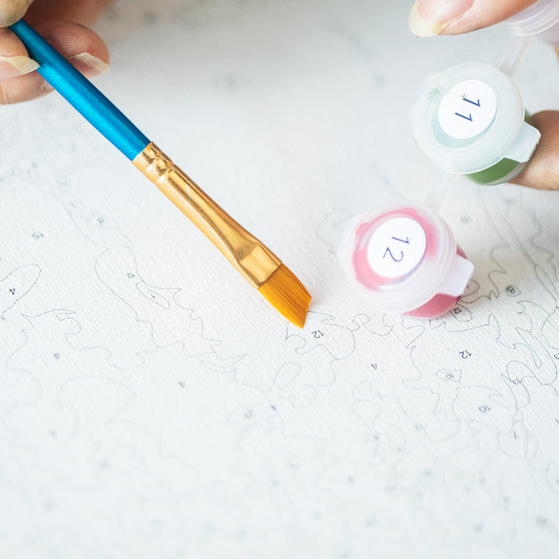 GATYZTORY Teapot Paint By Numb - Art Craft Number recension och pris