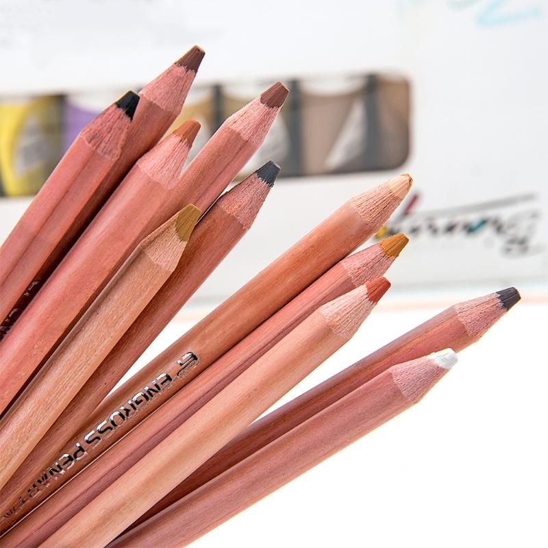 12Pcs Professional Soft Pastel - Colored Pencil Professional recension och pris