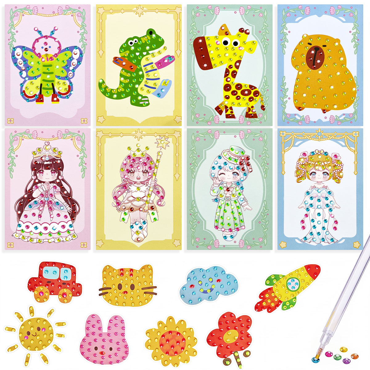 16 Pcs Gem Kit DIY Arts Crafts - Art Craft Number recension och pris