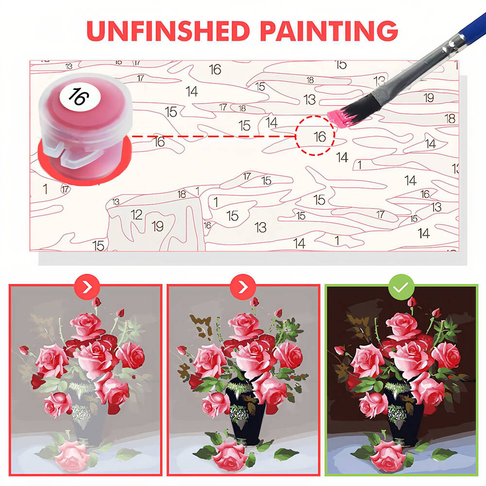 DIY Painting By Numbers Landsc - Art Craft Number recension och pris