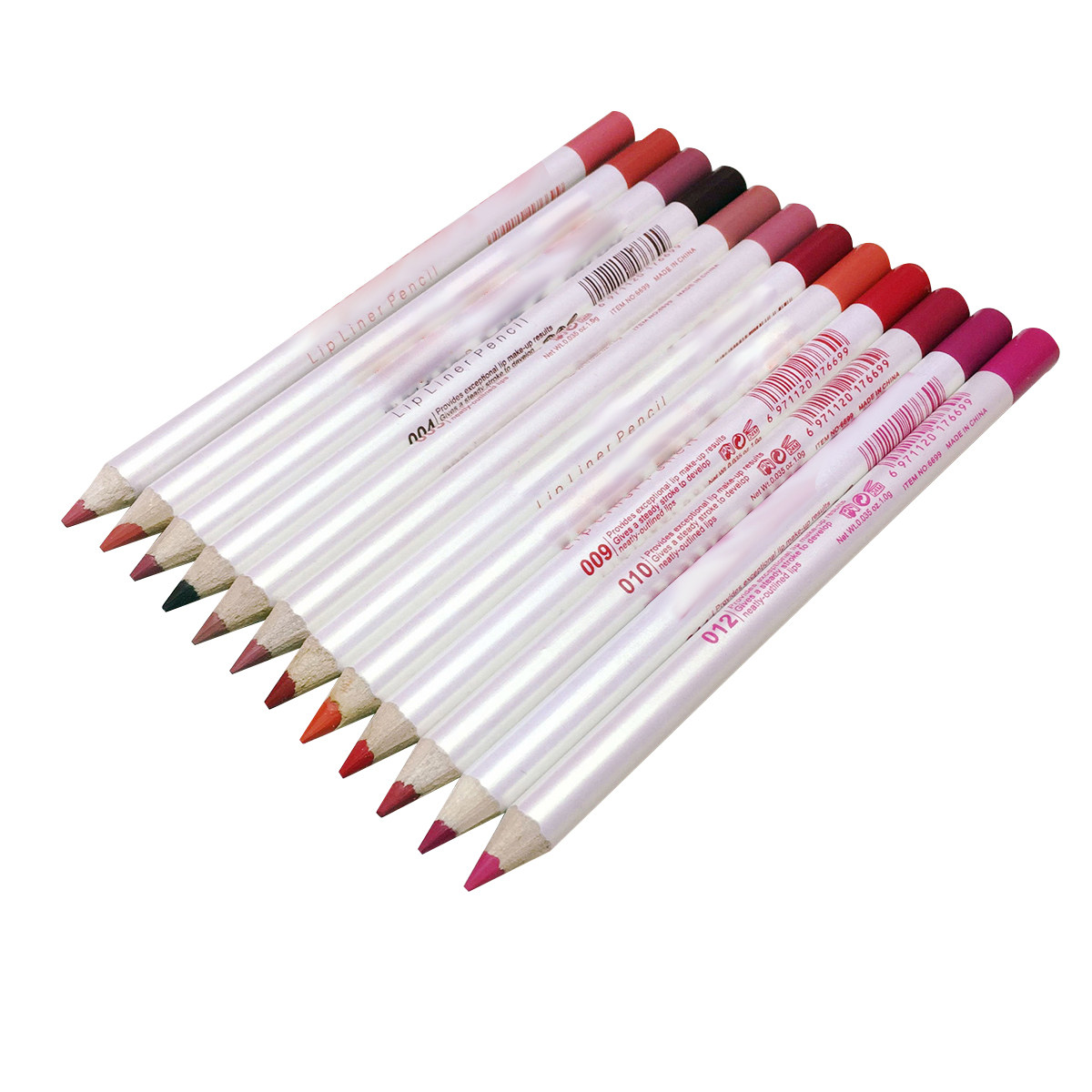 12Pcs Lip Liner Pencil Waterpr - Colored Pencil Professional recension och pris