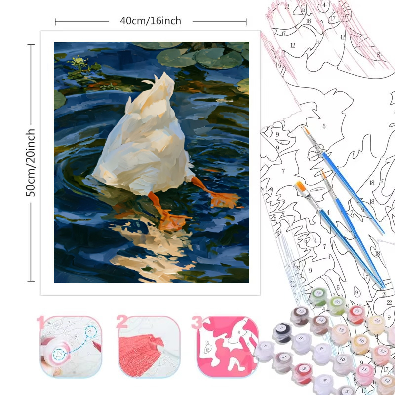 Paint By Numbers Kit for Adult - Art Craft Number recension och pris