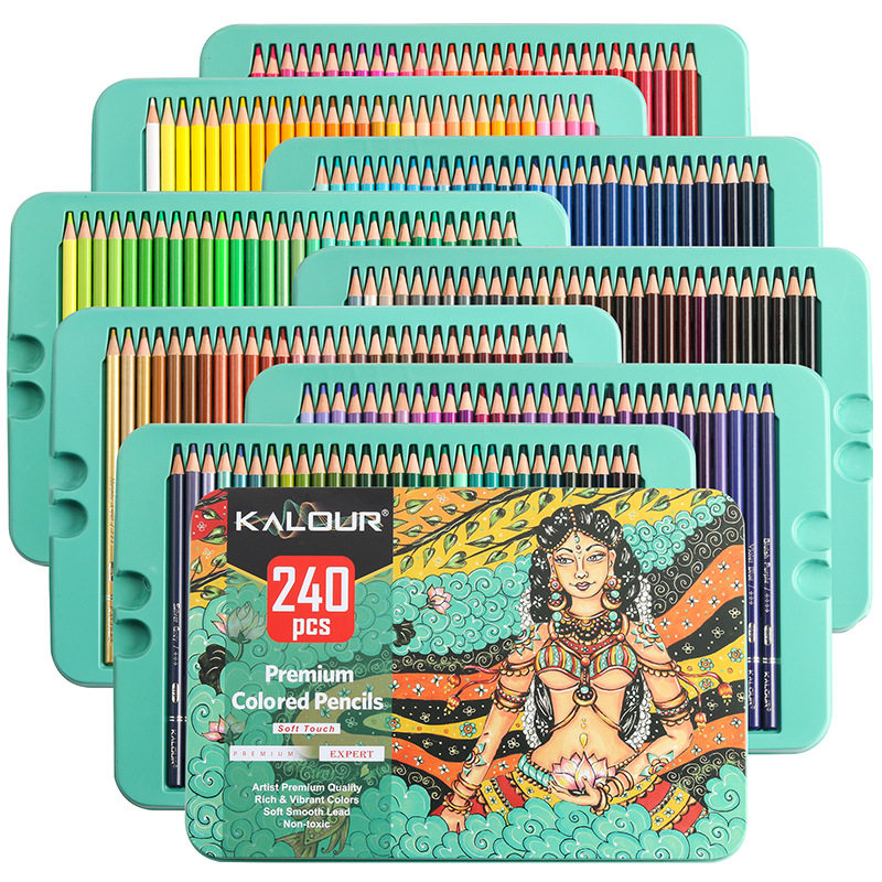 KALOUR 240 Color Luxury Iron B - Colored Pencil Professional recension och pris