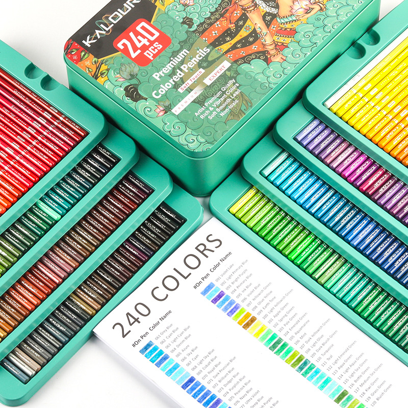 KALOUR 240 Color Luxury Iron B - Colored Pencil Professional recension och pris