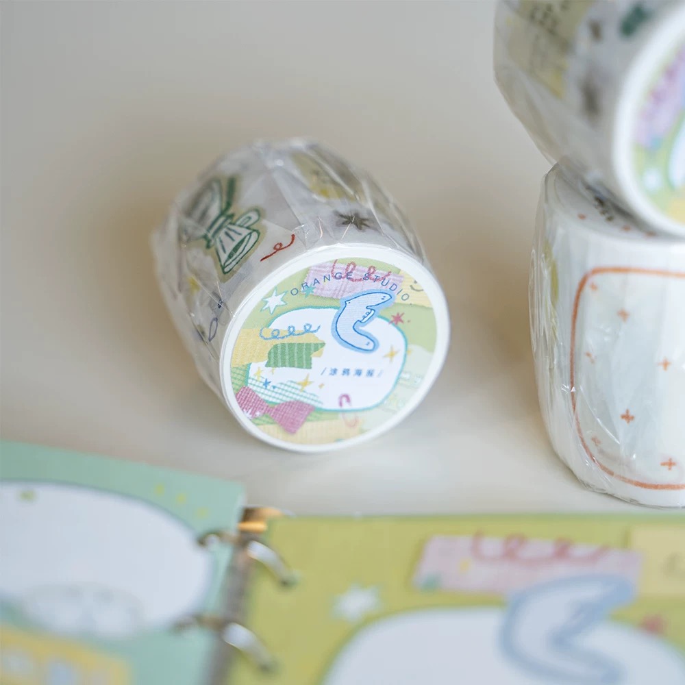 Orange Studio Vintage Graffiti - Washi Tape Rolls recension och pris