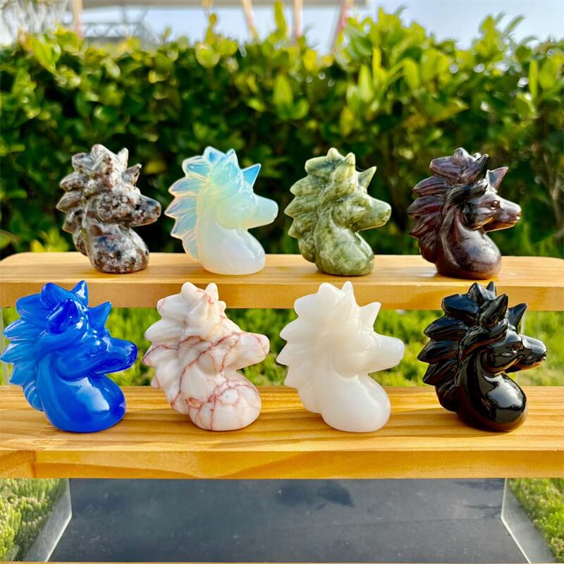 6CM Natural Crystal Quartz Uni - Art Craft Unicorn recension och pris