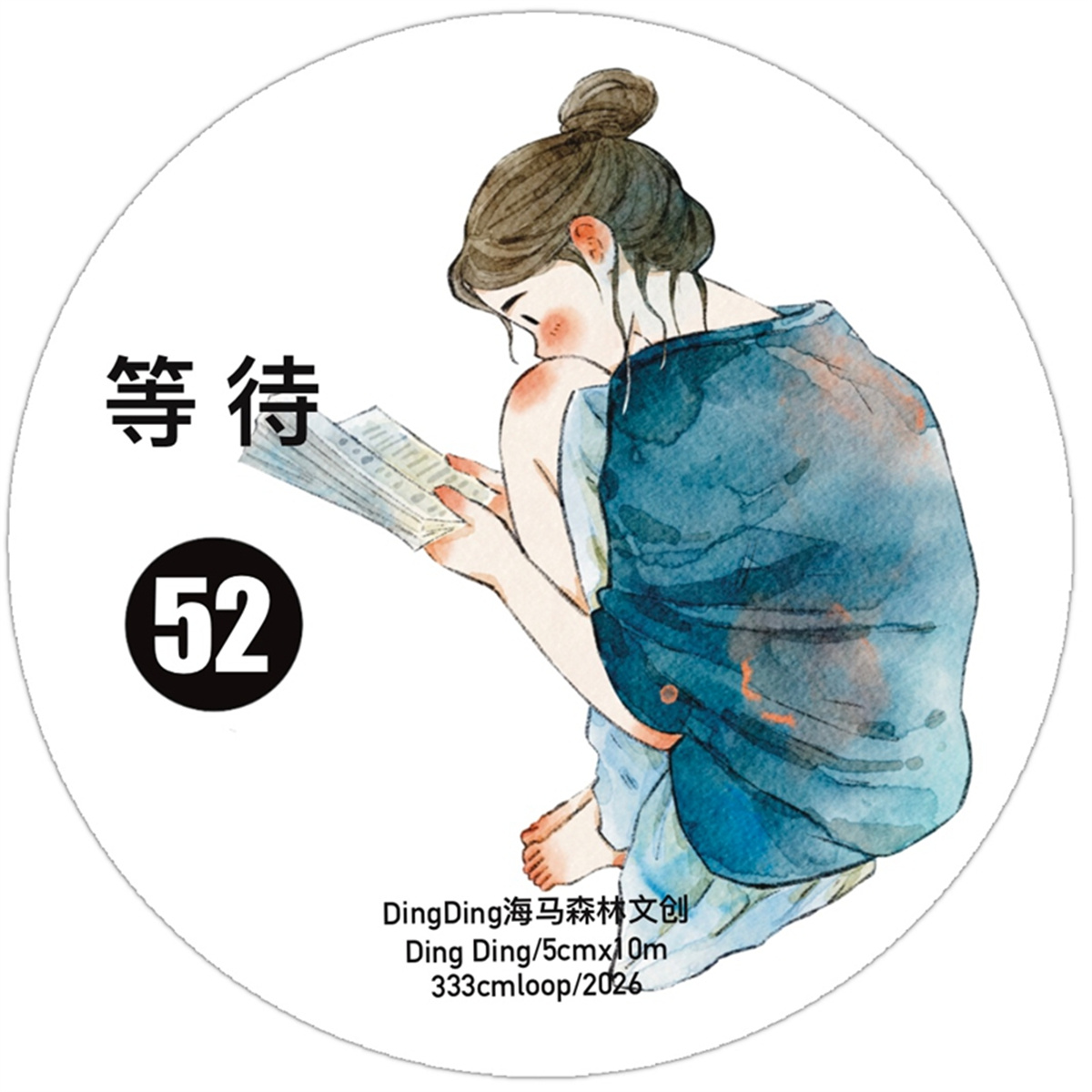 DingDing Studio Vintage Waitin - Washi Tape Rolls recension och pris