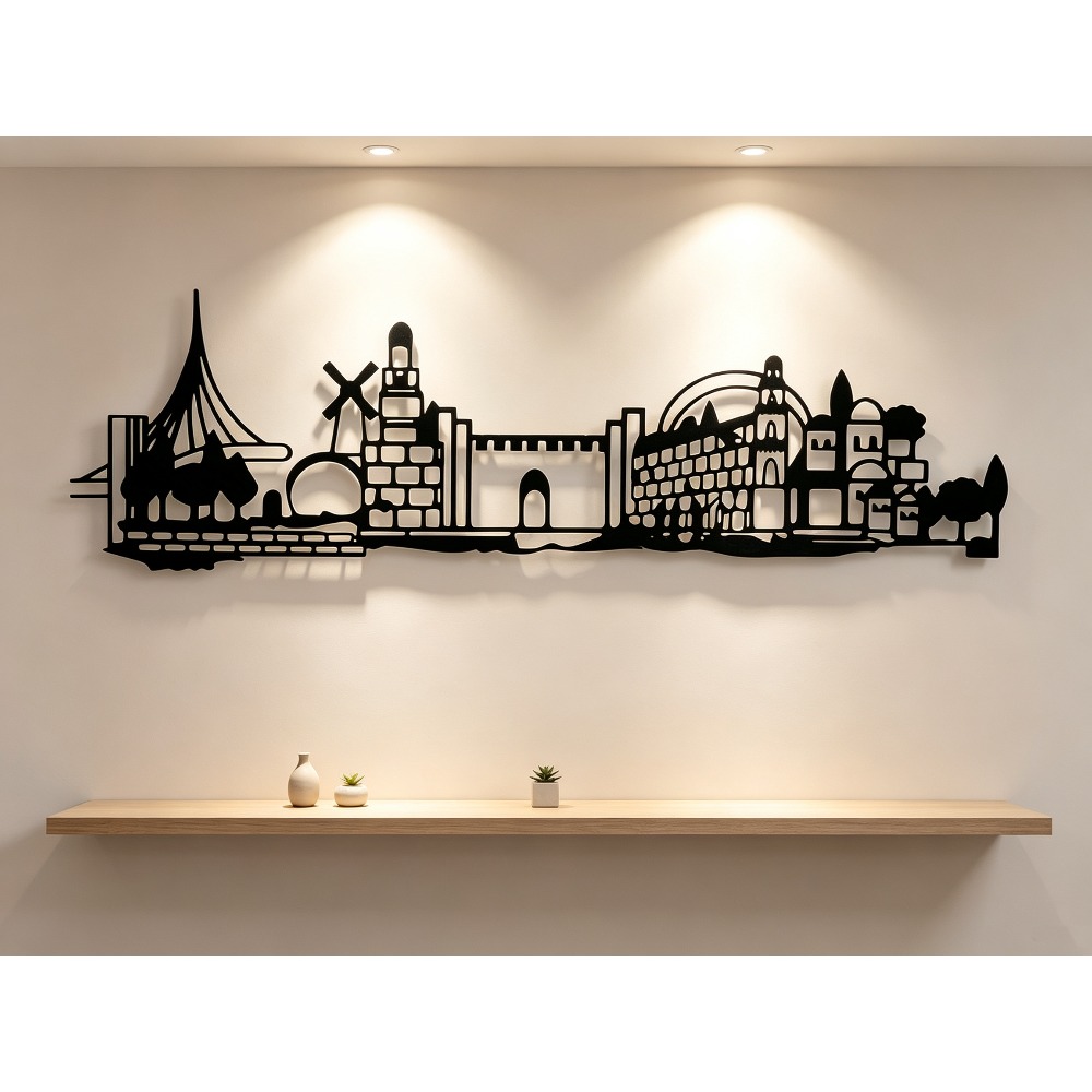 CIFBUY Metal Wall Art Jerusale - Art & Craft Activities For Toddlers recension och pris