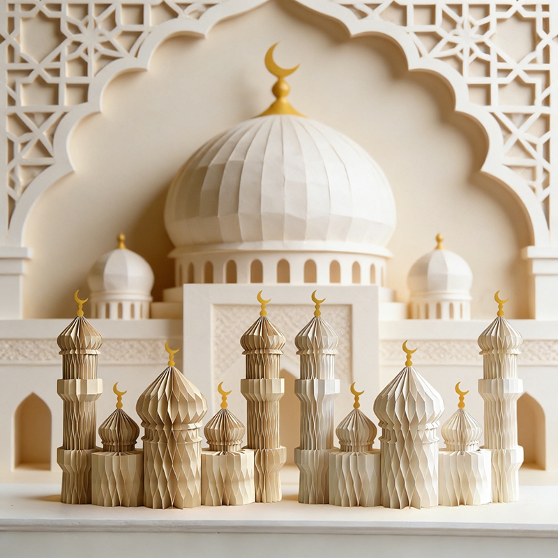 3D Honeycomb Paper Art Palace  - Art Craft Earth Day recension och pris
