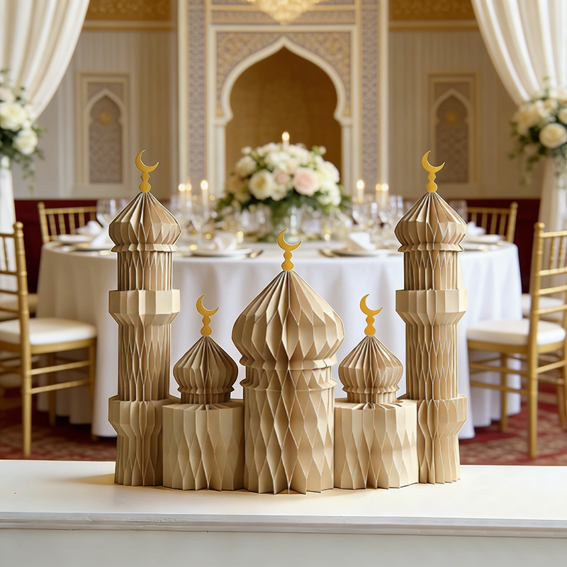 3D Honeycomb Paper Art Palace  - Art Craft Earth Day recension och pris