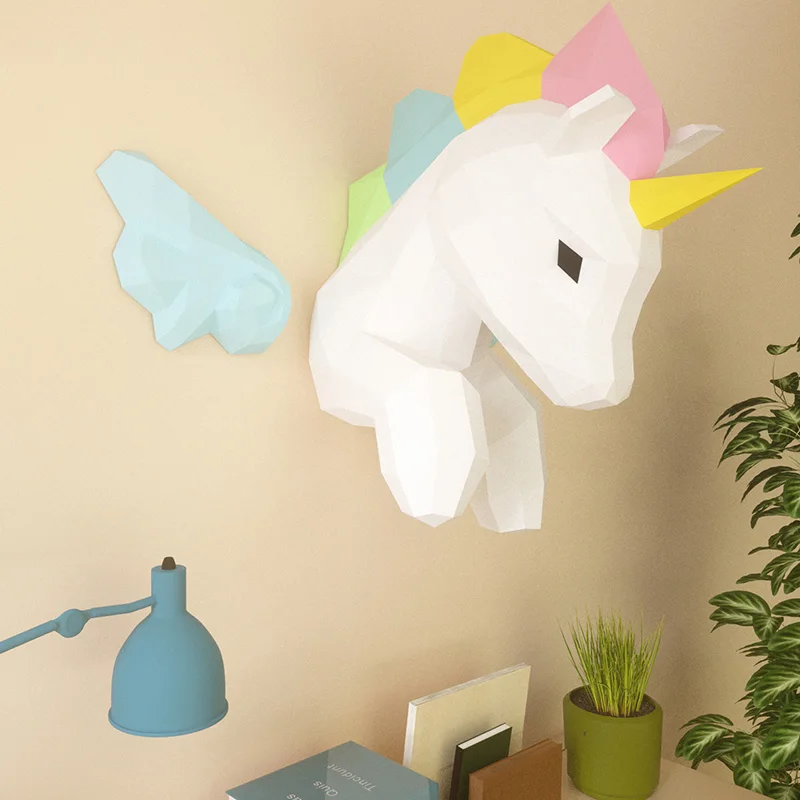 Rainbow Unicorn Animal Wall De - Art Craft Unicorn recension och pris