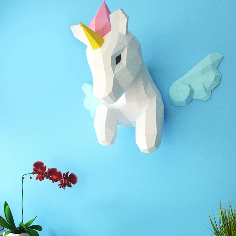 Rainbow Unicorn Animal Wall De - Art Craft Unicorn recension och pris