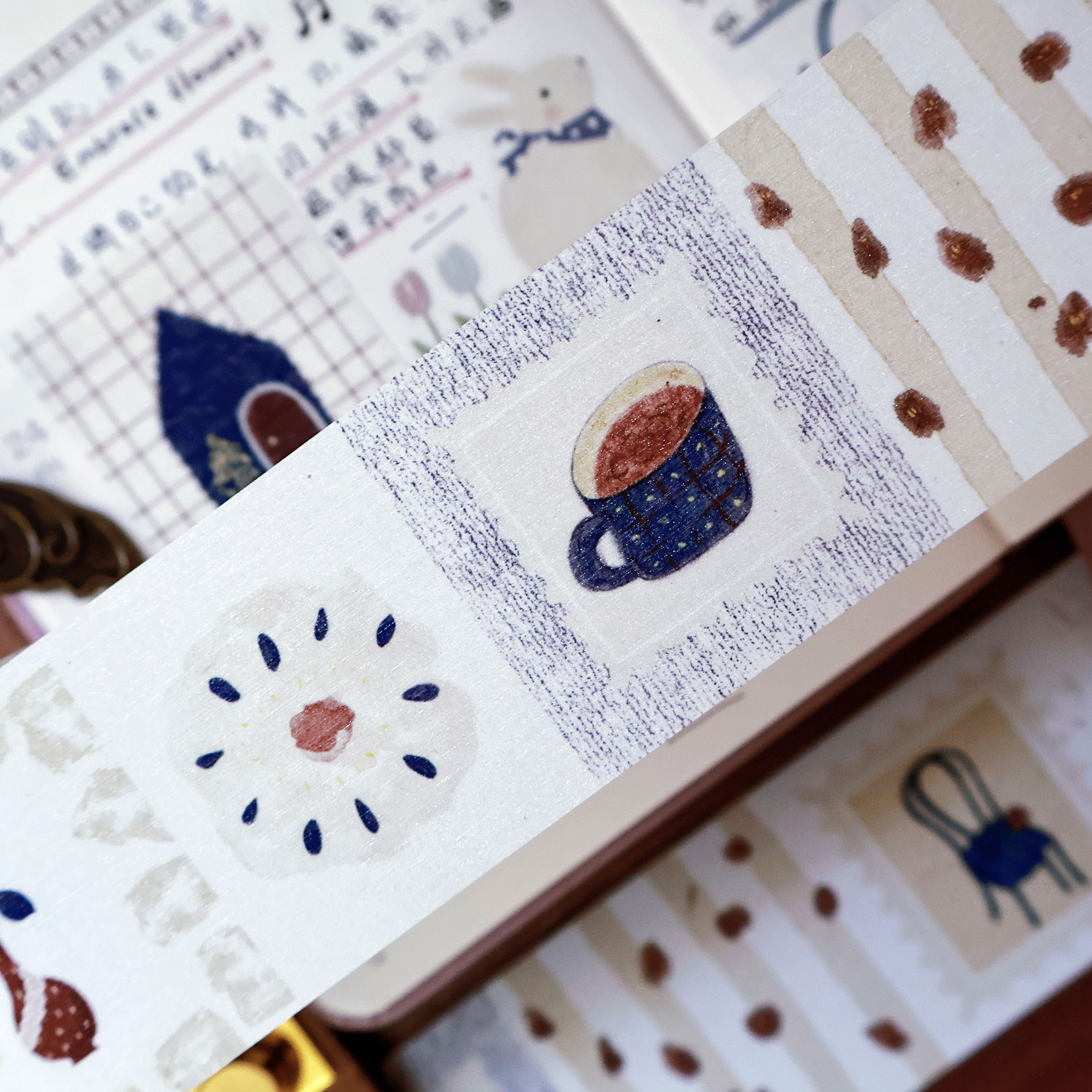 YiEr Studio Vintage Old Melody - Washi Tape Rolls recension och pris