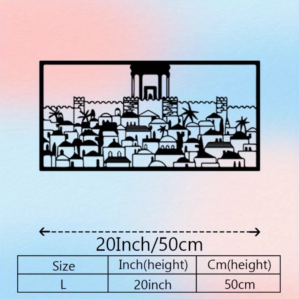 CIFBUY Metal Wall Art Jerusale - Art & Craft Activities For Toddlers recension och pris